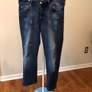 7 for all mankind 34x28 relaxed jeans